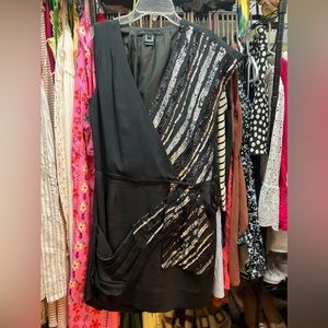 Marc by Marc Jacob’s black silk sequin dress - size small